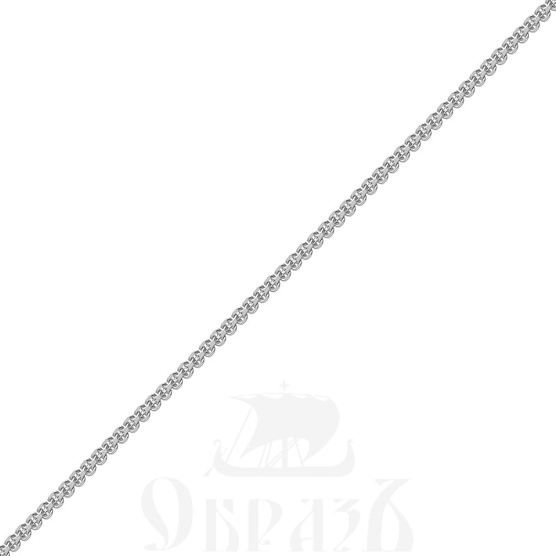 браслет плетение "якорный бисмарк 2 линии" серебро 925 пробы (арт. 3025050)